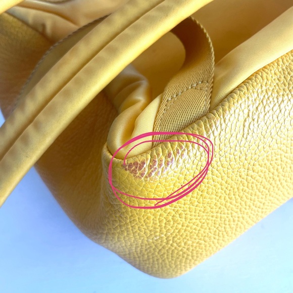 Coach 1757-F38263 Yellow Leather Mini Backpack - Picture 13 of 15